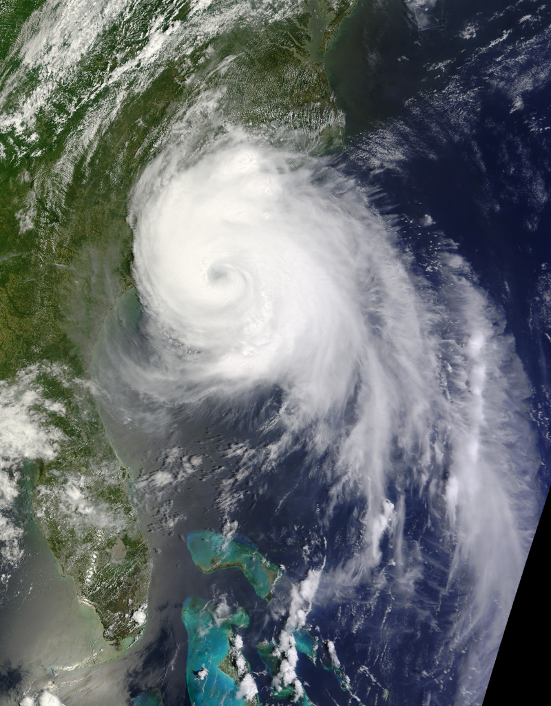 Illustration for article titled Hurricane Arthur Looks Even More Ominous When Seen From Space